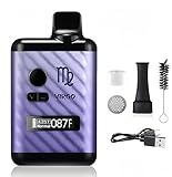 KinZon Virgo Dry Herb Vaporizer, Keramik-Heizkammer, OLED-Display und Temperaturregelung