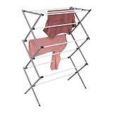 Honey-Can-Do zusammenklappbarer Wäscheständer, grau, 50 lbs