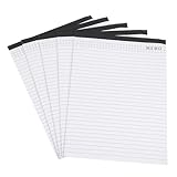 OSALADI 5 Stück Notizbuch Schule Notizblock Abreißen Zerreißbar Büro Schmucklos A4-notizblock Unterlage Executive-notizbücher Notizblöcke Abreißen Gefüttert Memo -pad Legale Blöcke Papier