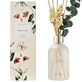 COCORRÍNA Raumduft Reed Diffuser 200ml, Moos Zedernholz, Blume Zimmerduft mit 8 Duftstäbchen, für Badezimmer Regal Dekoration