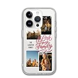 Individuelle weiche TPU-Handyhülle mit 4 Fotos – passend für iPhone 16, 15, Pro, 14 Plus, 13, 12, 11 X, XS, XR, 8, 7, 6, Geschenk für Paare, Haustiere, Familie