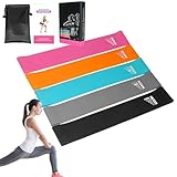 Fitnessbänder,5-Teilige Ausrüstung Für Krafttraining - Elastische Dehnbänder Für Fitness - für Frauen Mädchen Jugendliche Teenager Sportler Ehemann Sohn Tochter Familie