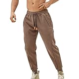 SRZYMJ Hosen Herren Herren Leinenhose Lang Leichte Freizeithose Sommerhose Für Urlaub Strand Alltag Haremshose Herren Sommer Kurz Stoffhose Motorradjeans Für Herren Leinenshorts Hose Thermo