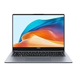 HUAWEI MateBook D 14 Laptop, i5-12450H, 12th Gen Intel Core i5 Prozessor, FullView Eye Comfort Display, 16 GB RAM, 512 GB SSD, 14 Zoll Laptop, Windows 11 Home, Deutsche Version, Space Gray