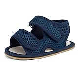 MASOCIO Baby Sandalen Junge Mädchen Baby Sommer Schuhe Babyschuhe Jungen Sommerschuhe Größe 20 Sandals 12-18 Monate Navy Blau