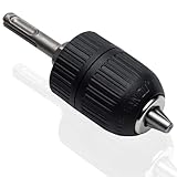 Schnellspannbohrfutter JTENG Bohrfutter Schnellspann mit 1/2'' SDS Plus Adapter Akkuwinkelbohrmaschine 2–13mm