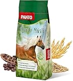 PANTO Pferdefutter Pferdemüsli mit Wisan-Lein 15kg – verdauungsförderndes Pferdemüsli mit haferfreier Rezeptur, wertvollen Omega-3 & Omega-6 Fettsäuren