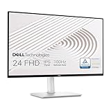 Dell S2425HS Monitor, 60 cm (23,8 Zoll), FHD (1920 x 1080), 100 Hz, 1500:1, TÜV Rheinland Eye Comfort 4 Sterne, integrierte Lautsprecher 2 x 5 W