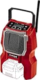 Einhell Akku-Radio TC-RA 18 Li BT - Solo Power X-Change (Li-Ion, 18 V, 10 W Lautsprecher, Bluetooth, automatische Sendersuchfunktion, beleuchtetes LCD-Display, ohne Akku und Ladegerät)