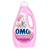 Omo Flüssigwaschmittel, Rosa & Flieder, Weiß, 60 Waschgänge