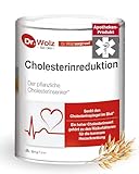 Dr. Wolz Cholesterinreduktion Pulver 224g - Cholesterin Pulver mit Hafer-Beta-Glucanen - Cholesterin Komplex mit Vitamin B1, B6 & B12 - Pflanzliches Nahrungsergänzungsmittel - vegan