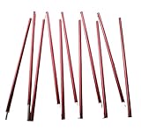 ZPFDSG Zeltstange 1 Stück 8,5 mm x 3,6 m Zeltstange aus Aluminiumlegierung, 4,05 m 4,42 m Zeltstange, rot, Outdoor-Campingausrüstung, Zeltstange, 2-6 Personen, Zubehör(9 Sections 2.95m)