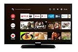 TELEFUNKEN XH24AN550MV 24 Zoll Fernseher/Android Smart TV (HD Ready, HDR, Triple-Tuner, 12 Volt, Bluetooth) [2023], Schwarz