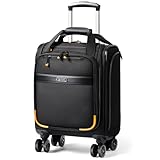 YULEEE Business Trolley Handgepäck Koffer Klein Leicht Weichschalen Kabinentasche Reisekoffer mit 4 Rollen Rollkoffer Flugzeug Trolleys Weichgepäck Leichter 30 Liter