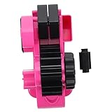 PLAFOPE 1 Satz Bandhalter Halbautomatischer Klebebandspender Durchsichtiges Klebeband Klebebandspender Für Heißpressen Spender Für Wärmeübertragungsband Heißpressband Rostfreier Stahl Rosa