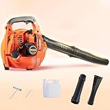 Tragbarer Gas-Laubbläser, Akku-Laubbläser, 2-Takt-Benzin-Laubbläser, Gas-Laubbläser, 2-Takt 25,4 ccm, Laubbläsergas für Herbstlaub, Rasenpflege und Schneeräumung EB260