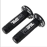 Danwinty Motorrad Griffe Universal Handlebar Grips Motocross Grip Lenker Dirt Pit Bike 7/8'' Brake Hand für Roller Mopeds Quad ATV Rubber Black