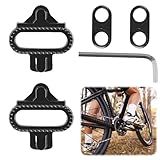 2 Stück Fahrrad Cleats Set, SPD Cleats Bike Fahrrad Schuhplattenset Kompatibel mit SM-SH51 / SH56 Cleats Mountainbike Schuhe Fahrrad Cleat Set für Mountainbike & Indoor Cycling für Herren & Damen