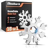 Hinshark Geschenke für Männer, 18 in 1 Schneeflocken MultiTool, Weihnachtsgeschenke Kleinigkeiten, Männergeschenke, Geburtstagsgeschenk Gadgets Kleine Lustige Geschenke für Männer Papa