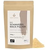 IDDA Herbal Maca Pulver schwarz aus Peru BIO 500g, schwarze Macawurzel gemahlen, bio Maca Pulver