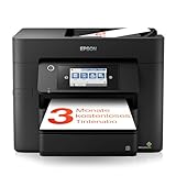Epson Workforce Pro WF-4830DTWF 4-in-1 Business Ink Multifunction Device (Print, Scan, Copy, Fax, ADF, WiFi, Ethernet, Full Duplex, DIN A4), incl. 3 Months ReadyPrint Flex Ink Rate, Black