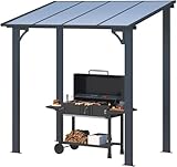 UNIONLINE Aluminium-Pavillon, Metallmarkisen, Pavillons, Pergola, Robuste Metall-Pergola (Schwarz, 2,4 x 1,5m)