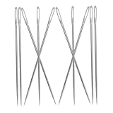 KOCKSHION 10 Stück Süßigkeiten-Spiel-Pin Candy-Nadel-Set Süßigkeiten Nadeln Zuckerkonfekt Nadeln Backparty-Gastgeschenk Ausstechformen für Kandiszucker Rostfreier Stahl Silver