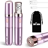 Gurelax Epilierer für Frauen, wiederaufladbarer Gesichtshaarentferner für Frauen, Haarentfernungsgerät, 2-in-1 elektrischer Gesichtsepilierer