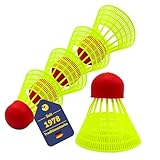 BEST SPORTING Speed Federball Set – Highspeed Bälle aus Nylon für Power-Badminton – langlebige Speedfederbälle mit optimalem Flugverhalten für Indoor & Outdoor Matches (5)