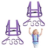 Pferdeleine zum Spielen für Kinder, 2 Stück Pferdegeschirr für Kinder zum Spielen, Pferdeleine Kinder，Pferdegeschirr Kinderleine mit extra Langer Leine, für Kinder für Spielen Skifahren Rollenspiel