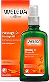 WELEDA Bio Arnika Sport Massageöl 100ml vegan - Naturkosmetik Hautpflege Körperöl schützt vor Muskelkater & Verspannung. Ideal als Sport Vorbereitung / Regeneration mit Duft nach Rosmarin & Lavendel