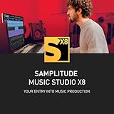 SAMPLITUDE Music Studio X8 - Einstieg in die Welt von MAGIX Pro Audio | Audio Software | Musikprogramm | für Windows 10/11 PC | 1 Download Lizenz