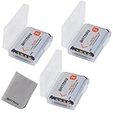 Batmax 3X NP-BX1 Akku kompatibel mit Sony DSC-RX100 DSC-RX100 II DSC-RX100M II DSC-RX100 III DSC-RX100 IV DSC-RX100 V DSC-RX100 VII DSC-HX50V DSC-HX300 HDR-AS10 HDR R-AS1