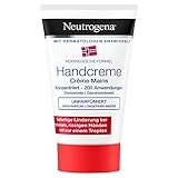 Neutrogena Norwegische Formel Handcreme konzentriert unparfümiert Feuchtigkeitscreme bei sehr trockenen, rissigen Händen, 50 ml (1er Pack)