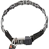 Sprenger Hundehalsband Neck-Tech Fun mit ClicLock Verschluss I Hundehalskette aus rostfreiem Edelstahl, flache austauschbare Gliederkette, 60cm