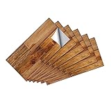 GALPADA 6 Blätter Retro Stone Fliesenaufkleber Wasserdichte Wandaufkleber für Küchenrückwand Waschbecken Ölbeständig und Leicht zu Reinigen