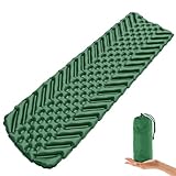 Isomatte Camping Outdoor Ultraleicht Camping Isomatte Aufblasbare, wasserdichte Faltbar Luftmatratze, Kleines Packmass Campingmatte Schlafmatten für Camping Wandern Sport Reisen Backpacking