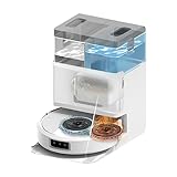 iRobot Roomba Plus 505 Combo Robot + AutoWash Dock Saugroboter mit Wischfunktion - Multifunktinales Dock - Clearview Pro LiDAR - 7000Pa - DualClean Wischpads mit PerfectEdge - SmartScrub - Weiß