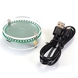 DAZZLEEX Für Schumann Wellengenerator mit RGB-LED-Atemlicht, USB-betriebenes reines Sinus-Signalgerät für Meditation, Fokus und Entspannung in Heim- oder Büroumgebungen