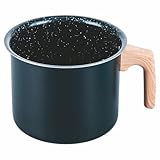 SìChef Milchtopf Aluminium 1,7l Keramik Innenbeschichtung Griff Holzoptik