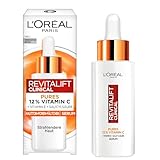 L'Oréal Paris Pures 12% Vitamin C Serum für Frauen: verbessertes Hautbild mit 12% Pure Vitamin C + Vitamin E + Salicylsäure, Revitalift Clinical, 1x 30ml