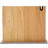 Magnetischer messerblock XL aus Holz mit Messerschärfer. Universal Messerhalter magnetisch ohne Messer mit Stahlsockel. Messerblock ohne Messer magnetisch aus Holz. Magnetmesserhalter. (Ficus)