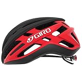 Giro Agilis Rennradhelm – MIPS – In-Mold – verstellbare Passform – Gute Belüftung – Matte Black/Red, Größe: M
