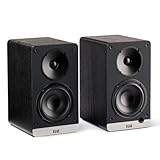 ELAC Kompakt Lautsprecher Debut ConneX DCB41, Boxen für Audiowiedergabe via HDMI, USB, Phono & Bluetooth, exzellenter Klang & hochwertiges Design, 1 Aktivlautsprecher-Set, Schwarz