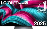 LG OLED55C5ELB TV 55 Zoll (139 cm) 4K OLED evo AI TV (α9 Gen8 4K AI Prozessor, webOS 25, 120Hz (VRR bis zu 144Hz)) [Modelljahr 2025]