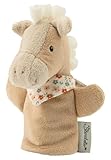 Sterntaler Fingerpuppe Pferd Sunny - weiches Fingerspielzeug für Kinder - zum Erzählen, Kuscheln & Sprachförderung – Perfekter, Kleiner Spielkamerad & Geschenkidee – ideal unterwegs, lichtbeige