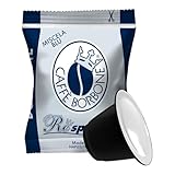 Caffè Borbone Respresso, Blaue Kaffeemischung - 50 Kapseln - Kompatibel mit Nespresso®* Haushalts-Espressomaschinen