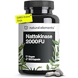 Nattokinase – 180 hochdosierte Kapseln je 100mg (20.000 FU/g) – ohne Gentechnik – vegan, ohne unnötige Zusätze – in Deutschland produziert & laborgeprüft