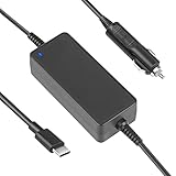 LabTEC 65W 45W Auto USB C Ladegerät Laptop Ladekabel 12-24V KFZ Netzteil Type C Adapter Universal für MacBook Pro/Air Lenovo Thinkpad Acer Asus Chromebook Samsung Dell und weitere Typ C Geräte