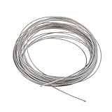 HOODANCOS Edelstahl Drahtseil 15mm 10m Geflochtenes Stahlseil für Wäscheleine Geländer und Aufhängung Korrosionsbeständig und Hitzefest